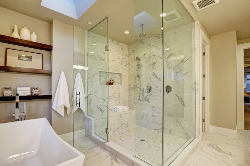 Walk-In Showers with Clear Glass